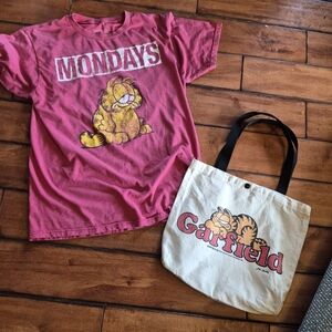 Mondays Pink Graphic Tee